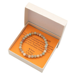 Bransoletka w pudełku [amazonit naturalny] - MF39343