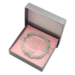 Bransoletka w pudełku [amazonit turkusowy] - MF41060