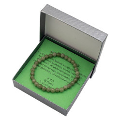 Bransoletka w pudełku [awenturyn zielony] - MF41042
