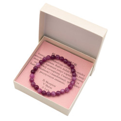 Bransoletka w pudełku [rubin w zoisycie] - MF41070