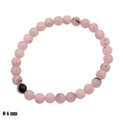 Bransoletka z kamieni [rodonit różowy] - MF41058