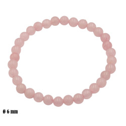 Bransoletka z kamieni [kwarc różowy] - MF39349