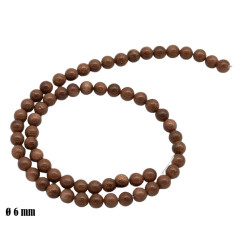 Elementy do biżuterii koraliki [ piasek pustyni ] - MF41821