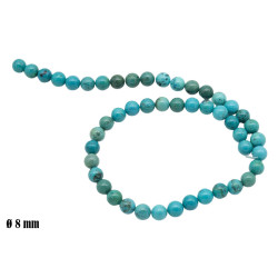 Elementy do biżuterii koraliki [ turkus ] - MF41828