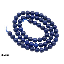 Elementy do biżuterii koraliki [ lapis lazuli ] - MF41817