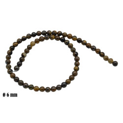 Elementy do biżuterii koraliki [ tygrysie oko ] - MF41818