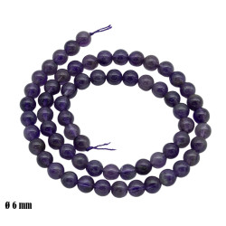 Elementy do biżuterii koraliki [ ametyst ] - MF41807