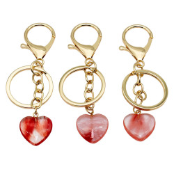 Breloki [ agat różowy ] - FM11249-H