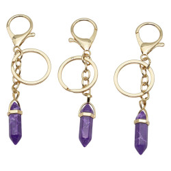 Breloki [ Agat lawendowy ] - MF41089-4