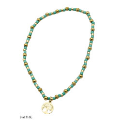 Bransoletka Merebilo Stal 316L [ drzewko szczęścia ] - MF31602MB5