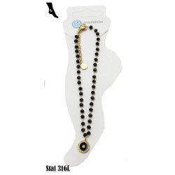 Bransoletka Merebilo na kostkę Stal 316L - MF32633-GP2