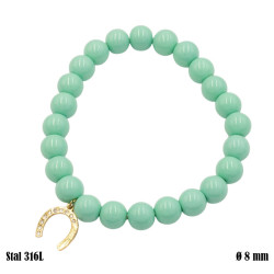 Branosletka Stal 316L [złota podkowa] - B60-2