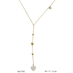 Naszyjnik Xuping Stal 316L - MF40152CP