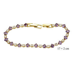 Bransoletka CM miedź pozłacana 14k - MF42174