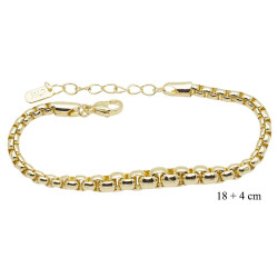 Bransoletka CM miedź pozłacana 14k - MF42021