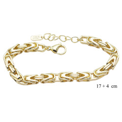 Bransoletka CM miedź pozłacana 14k -  MF42015