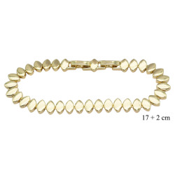 Bransoletka CM miedź pozłacana 14k - MF42075