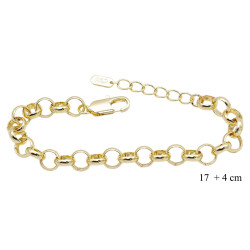 Bransoletka CM miedź pozłacana 14k - MF42040