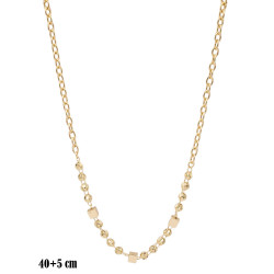 Naszyjnik miedź pozłacana - MF42092