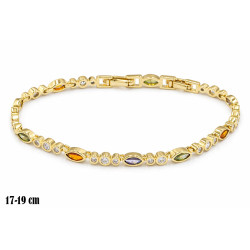 Bransoletka miedź pozłacana 14k - MF42205