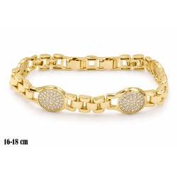 Bransoletka miedź pozłacana 14k - MF42090