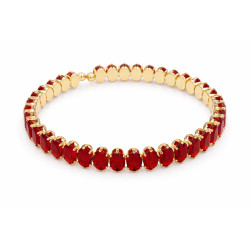 Bransoletka miedź pozłacana 14k - MF42003