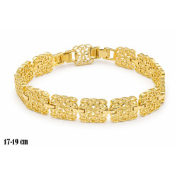 Bransoletka miedź pozłacana 14k - MF42100