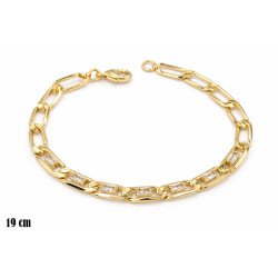 Bransoletka miedź pozłacana 14k - MF42114