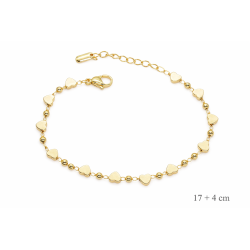 Bransoletka CM miedź pozłacana 14k - MF42208