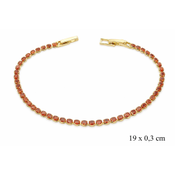 Bransoletka CM miedź pozłacana 14k - MF42133