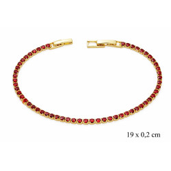 Bransoletka CM miedź pozłacana 14k - MF42128