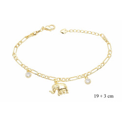 Bransoletka CM miedź pozłacana 14k - MF42117