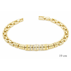 Bransoletka CM miedź pozłacana 14k - MF42106