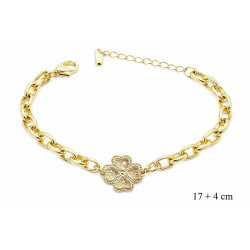 Bransoletka CM miedź pozłacana 14k - MF42096