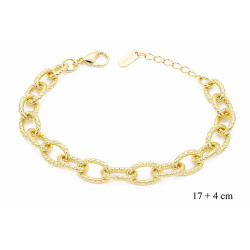 Bransoletka CM miedź pozłacana 14k - MF42032-1