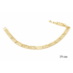 Bransoletka CM miedź pozłacana 14k - MF42014