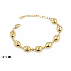 Bransoletka miedź pozłacana 14k - MF42072