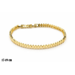 Bransoletka miedź pozłacana 14k - MF42076