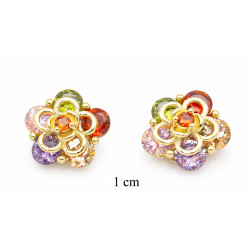 Kolczyki CM miedź pozłacana 14k - MF42057