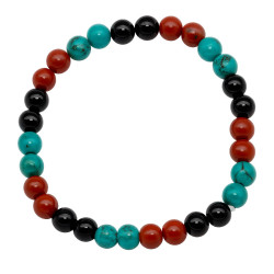 Bransoletka z kamieni [mix kamieni] - B9005