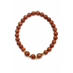 Bransoletka z kamieni [piasek pustyni] - B9004