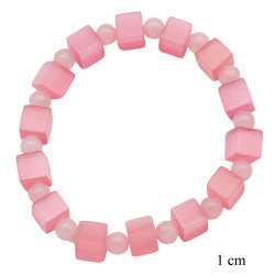 Bransoletka Merebilo [ kwarc + szkło ] - B9006