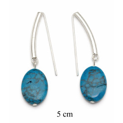 Kolczyki Merebilo [ Turkus ] - KL0011