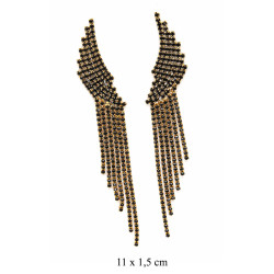 Kolczyki dżetowe - MF46117B