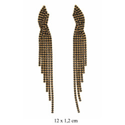 Kolczyki dżetowe - MF41619B