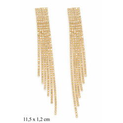 Kolczyki dżetowe - MF41621G