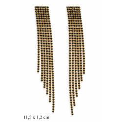 Kolczyki dżetowe - MF41621B