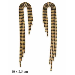 Kolczyki dżetowe - MF41616B