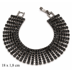 Bransoletka dżetowa - MF41613B