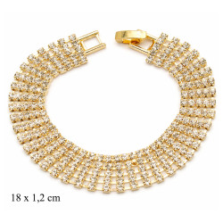 Bransoletka dżetowa - MF41612G